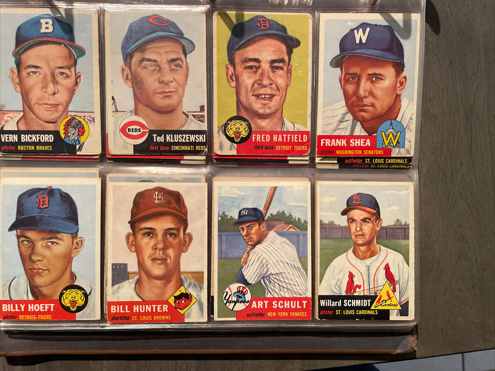 1953 Topps MLB Baseball Complete Card Set #1-280 Mantle Mays Robinson + - Picture 19 of 24