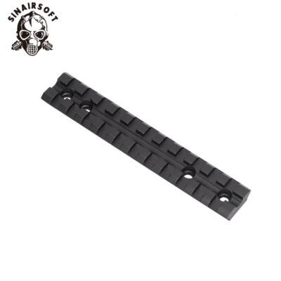 7 Slot Rail Mount For Ruger SR-22 - 3 Inch Scope Mount Black