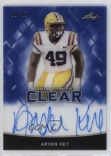 2018 Leaf Trinity Clear Auto Blue /25 Arden Key #CA-AK1 Auto 1n4j