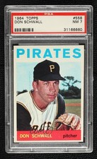 1964 Topps High # Don Schwall #558 PSA 7 0k5h