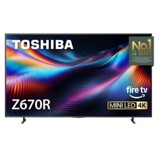 75 Smart TV Mini LED 4K UHD 144Hz HDR10 Dolby Vision Toshiba 75Z670R Series