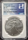 2024 Silver Eagle Star Privy NGC MS70 One of First 50,000 Issued 8 Era Label