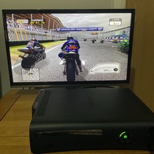 Xbox 360 Elite 120 GB Console with Power Lead - Tested & Working 