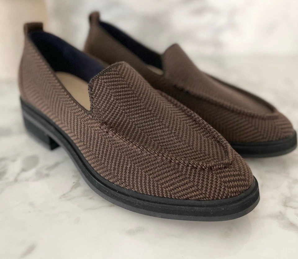 Rothy’s The Lug Loafer Merino Wool Herringbone Womens Size 10.5