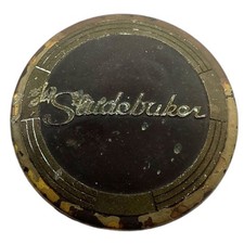 Vtg Studebaker Button Horn Cover Steering Wheel Cap Pat 2061222