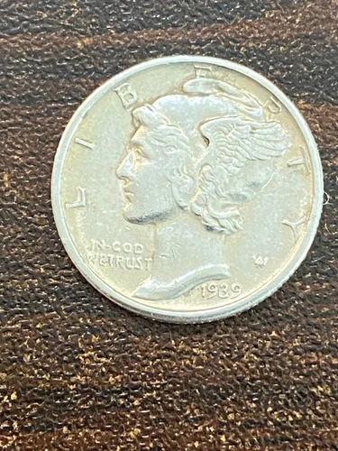 1939 D MERCURY SILVER DIME A EXTRA FINE COIN B/U. PLUS A SURPRISE