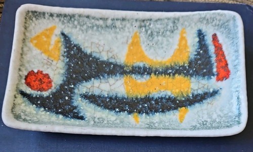 Raymor Italy Ceramic Hand Painted Small Tray R66