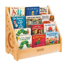Baby Bookshelf, Montessori Front-Facing Toddler Book Display, 16.5" Wide