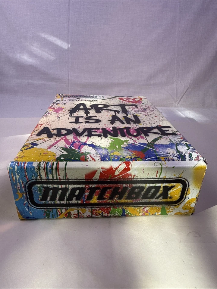 Mattel Creations Matchbox x Mr Brainwash 1964 Austin Mini Cooper S Graffiti NEW - Image 2 of 4