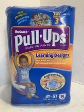 2007 Vintage Huggies Pullups Boys 4-5T Toy Story 19ct