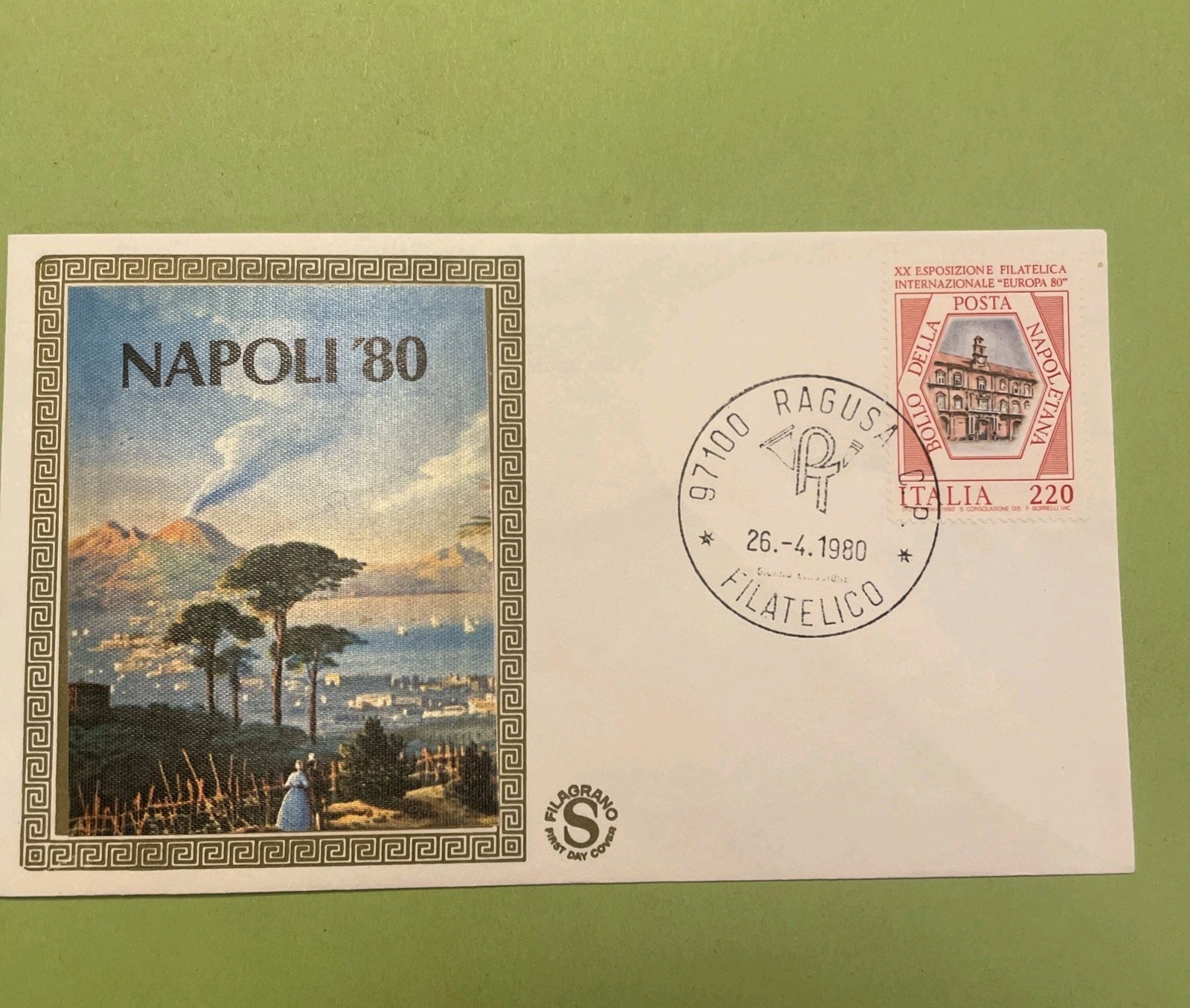 NAPOLI ' 80  F.D.C.  BUSTA PRIMO GIORNO EMISSIONE FILATELIA 1980
