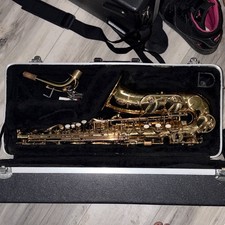 Cannonball Alto Saxophone Gold Lacquered Brass w/ Case Neck Salt Lake City