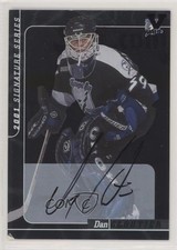 2000-01 ITG Be A Player Signature Series Vault Black Dan Cloutier #10 Auto rk1