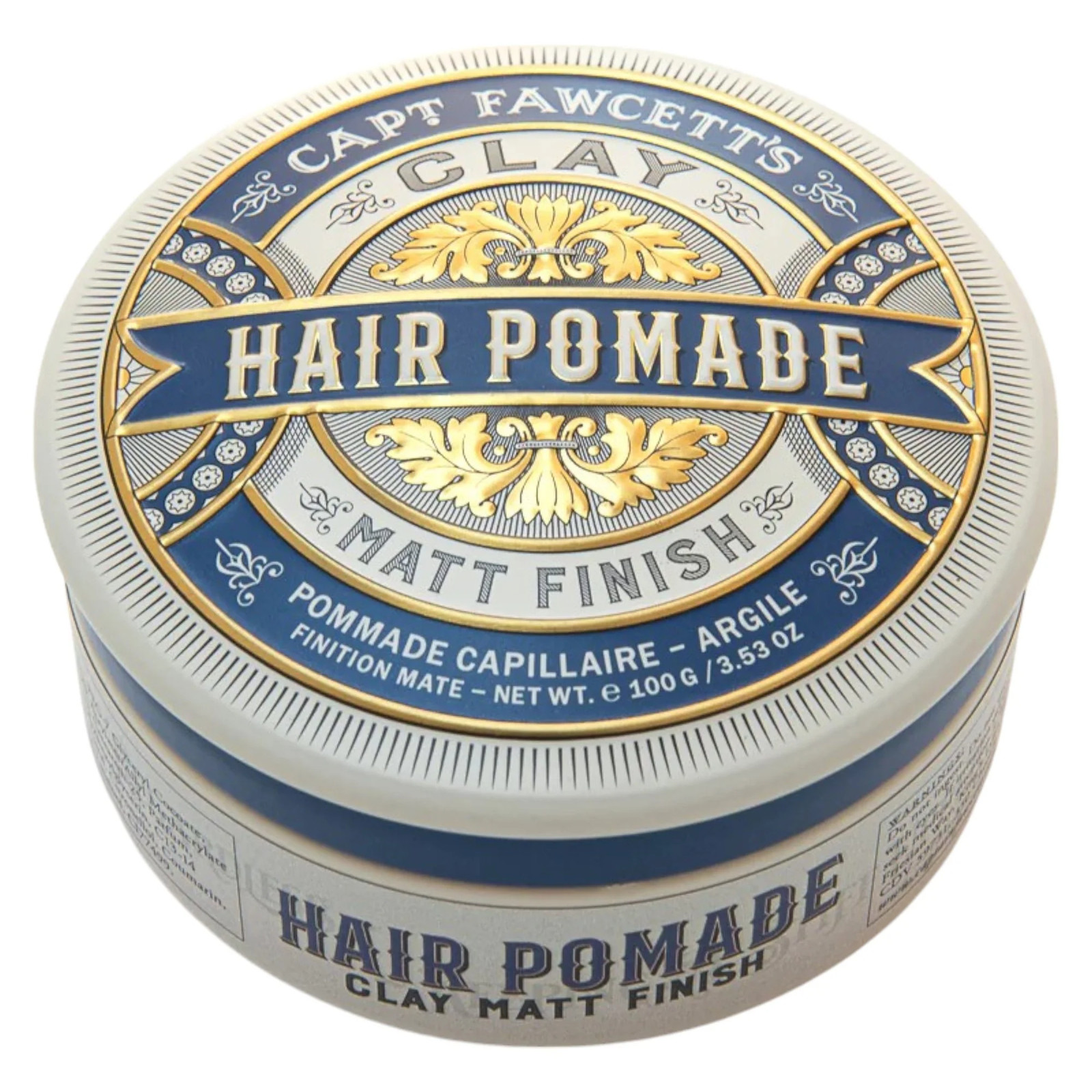 Captain Fawcett Clay Pomade Light Hold Matte Finish Hair Styling Product 100g - Image 2