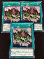 Yugioh Fire King Island RA03-EN059 1ST SECRET x3 (NM)