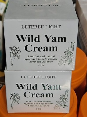 2X LETEBEE LIGHT Wild Yam Cream for Hormone Balance Exp 06/27
