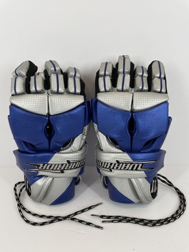 Warrior Mercury Prostar II 13" Royal Blue Silver Lacrosse Gloves Adult