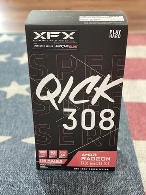 XFX Speedster QICK 308 AMD Radeon RX 6600 XT 8GB GDDR6 Graphics Card...