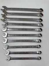 Snap-on 10 Pc Combination Wrench Set Metric M...