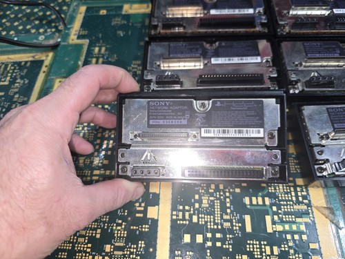 Sony PS2 DEFECTIVE DONOR HDD Adapter SCPH-10281 x8 LOT-Damage-RUST-PARTS-READ - Picture 6 of 24