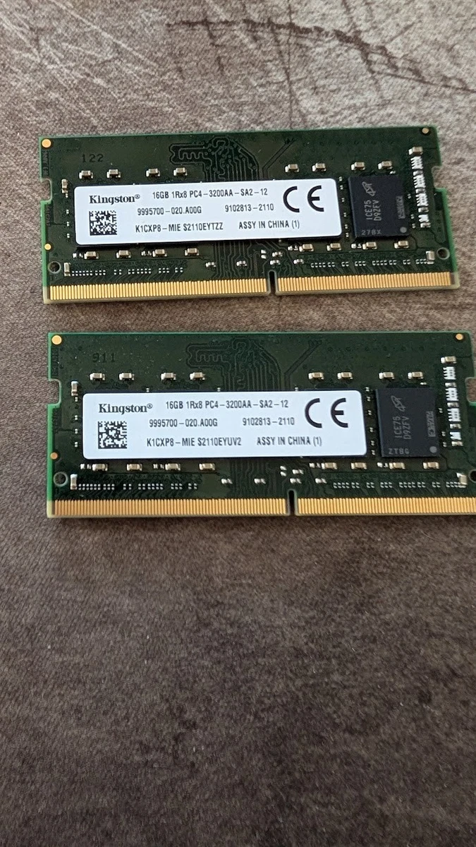 25+ Kingston SO-DIMM 16 GB Computer Memory (RAM) for sale