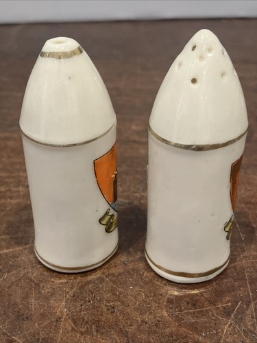 2 X WW1 British Crested China Models of Artillery Shells with WHITCHURCH Crest - Picture 4 of 5