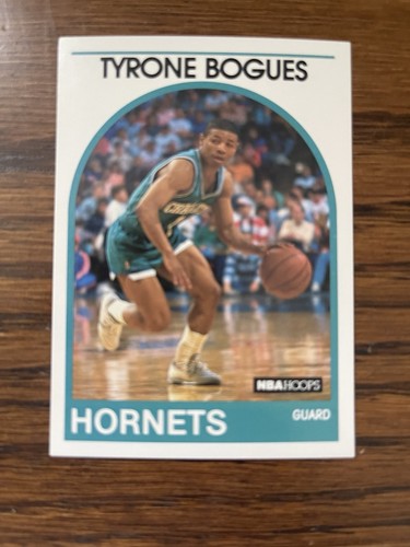 Tyrone Muggsy Bogues 1989-90 Hoops Basketball Card / Charlotte Hornets ...