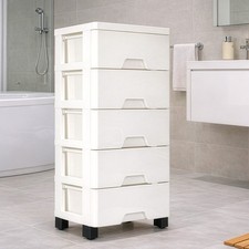 3/4/5 layers Drawer Plastic Storage Cabinet Organizer Rectangular Storage Box