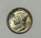 1925 S MERCURY DIME AU-BU