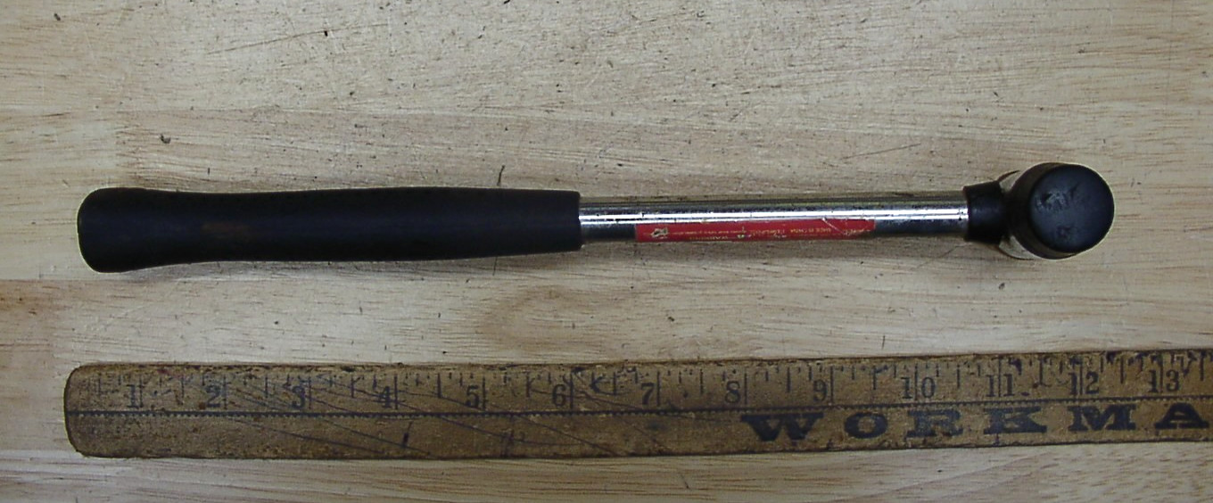 Unbr. 8.7oz Soft Blow Hammer,2-9/16 Head,W/ 15/16" Diam Blk & Yellow Faces,China