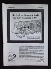 Original 1957 Advert Ransome & Marles Bristol Olympus Engine Bearings
