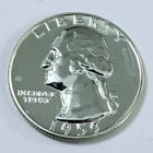 1959 Proof Washington Quarter 90% Silver MINT STATE DETAILS FREE SHIPPING #7529