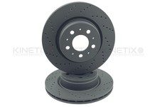 FÜR TESLA MODEL 3 5YJ3 2018- GELOCHTE BREMSSCHEIBEN VORNE 1044611-00-D 320mm X 25mm
