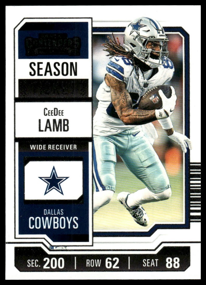 2023 Panini Contenders #27 CeeDee Lamb Season Ticket Retail