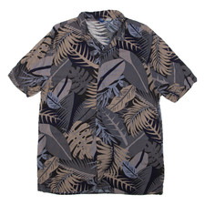 Camicia Hawaiian Divided Da Uomo Grigia A Fiori M