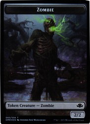 Zombie // Cat Double-Sided Token 008 Dominaria Remastered Foil