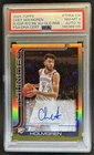 2025-26 Topps Chet Holmgren Real One Auto Gold Rainbow #/50 Thunder PSA 8 10