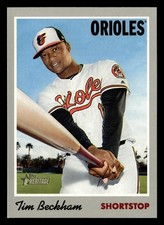 Tim Beckham 2019 Topps Heritage #101 Baltimore Orioles Buy10get5FREE