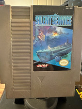Silent Service (Nintendo NES, NTSC-U/C) Ultra Games Cartridge