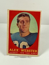 1958 Topps - Alex Webster #30