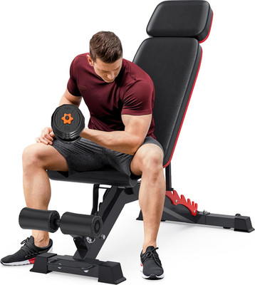 1200LBS Adjustable Weight Bench Press, Heavy-Duty Workout Bench for Home Gym