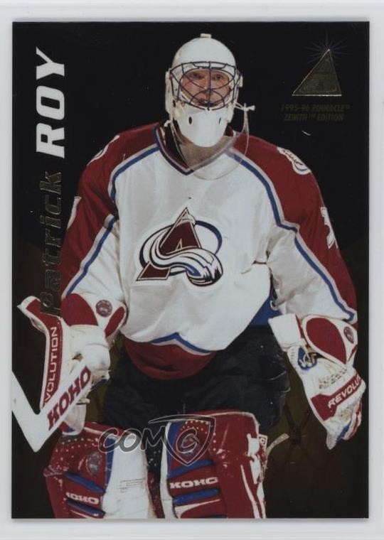 1995-96 Pinnacle Zenith Patrick Roy #117 HOF 5w0