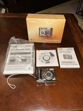 Canon PowerShot A590 IS 8.0MP Digital Camera - Gray - FOR PARTS, NOT WORKING