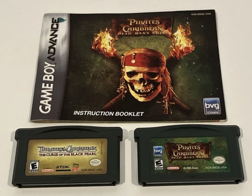 Pirates of the Caribbean Game Boy Advanced Games Lot