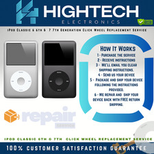 iPod Classic 6 6th 7 7th Generation Click Wheel Replacement Service