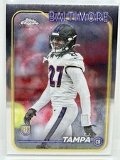 2024 Topps Chrome Football T.J. Tampa Rookie RC Baltimore Ravens #255