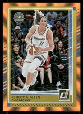 2025 Donruss WNBA Orange Laser #76 Rebecca Allen /199 - BSK