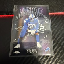 2025 NFL Topps Chrome Penei Sewell All-Chrome ACT-13 Lions