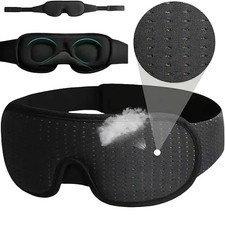 3D Sleeping Eye Mask Blocking Light Breathable Soft Padded Mask Cover Eyepatch