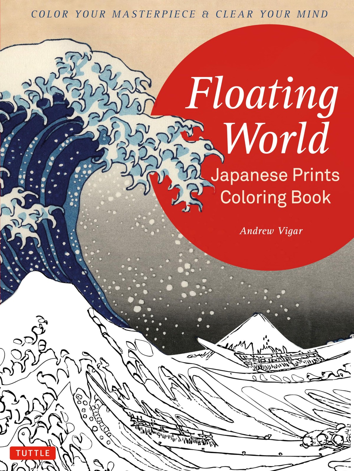 Floating World Japanese Prints Coloring Book by Andrew Vigar - 9784805313947 - Image 3